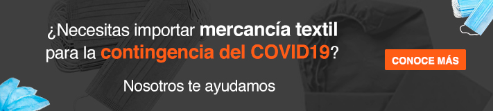 Logycom COVID-19 importar mercancia textil