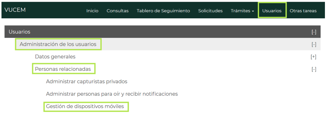Logycom tips VUCEM Móvil gestión de dispositivos