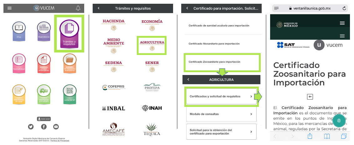 Logycom tips VUCEM Móvil trámites y requisitos